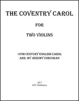 The Coventry Carol P.O.D. cover